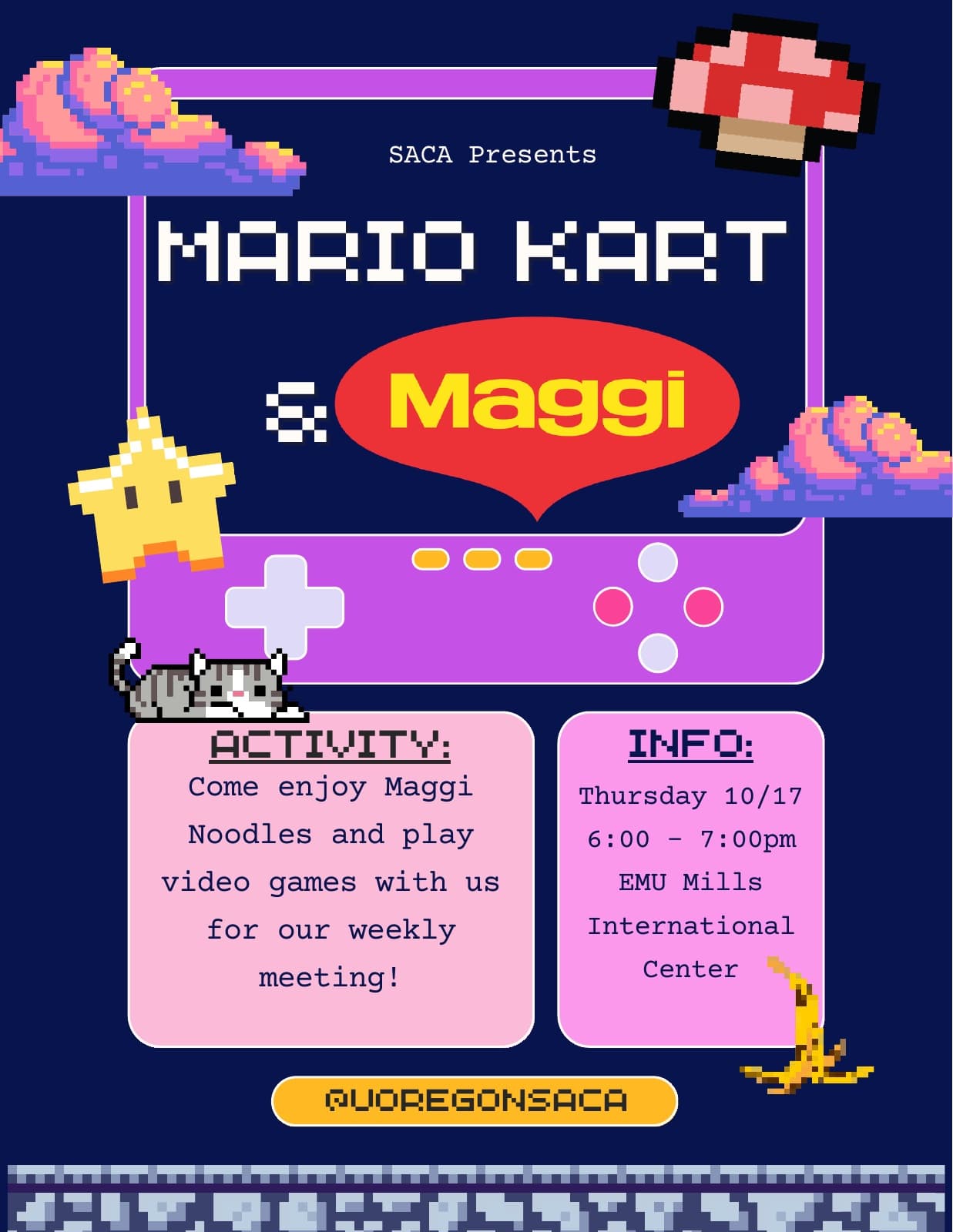 Mario Kart and Maggi social post