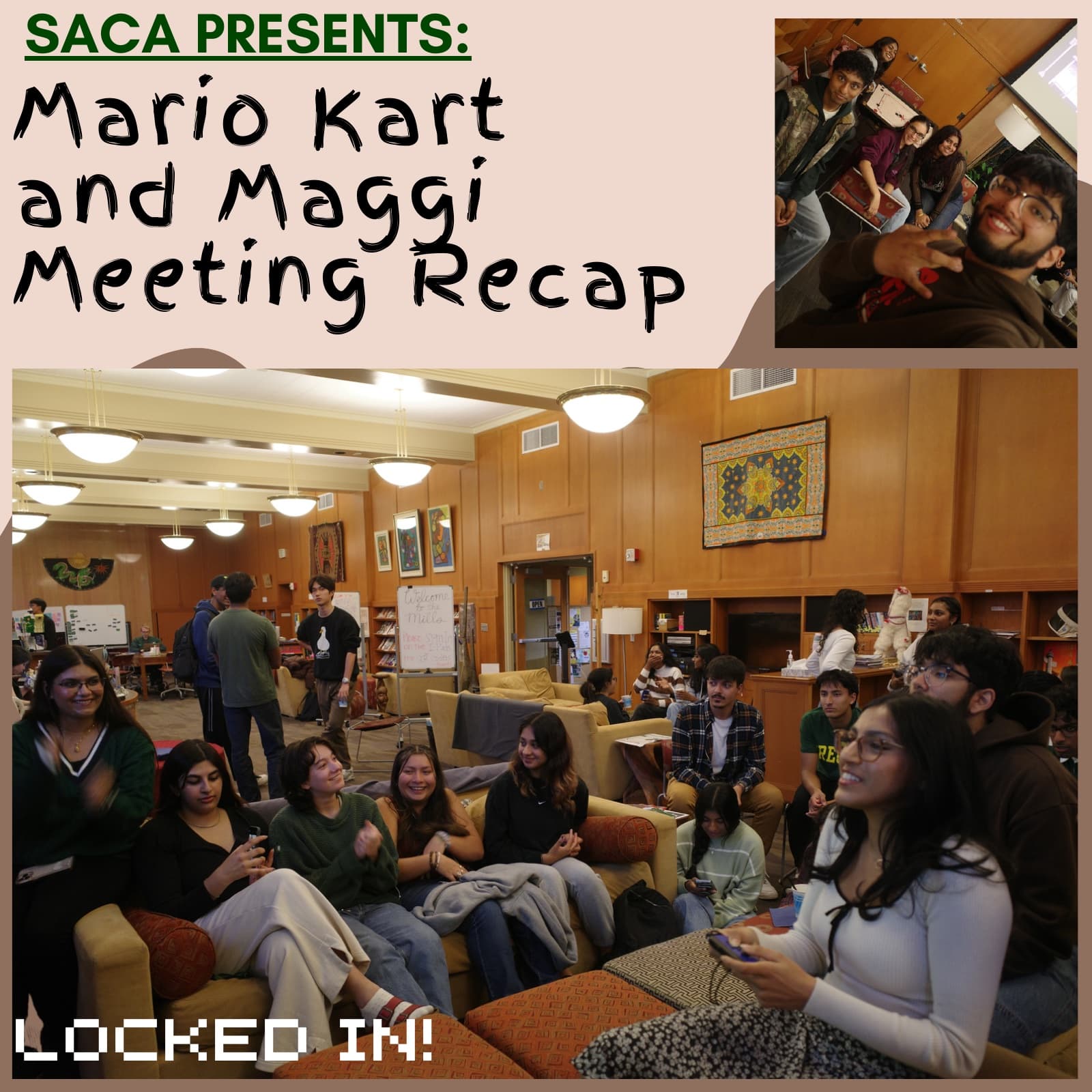 Mario Kart and Maggi recap, slide 1