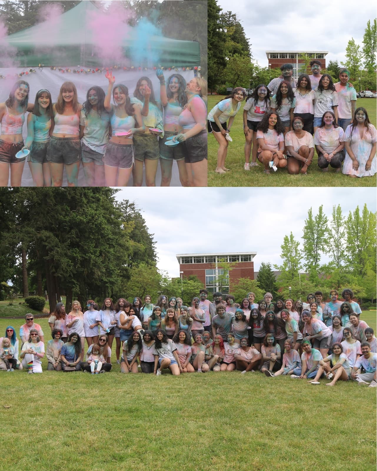 Holi photo recap, second slide